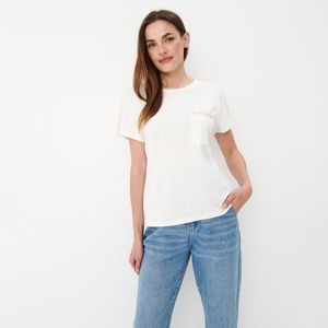 Mohito - Bavlněné tričko - Bílá obraz