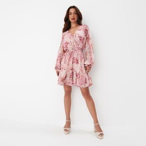 Mohito - Květinové mini šaty - Růžová obraz