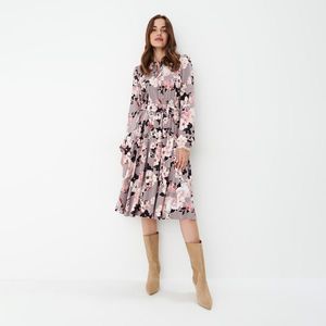Mohito - Viskózové midi šaty - Růžová obraz
