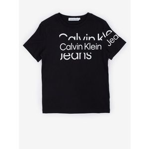 Calvin Klein Jeans Blown-Up Triko dětské Černá obraz