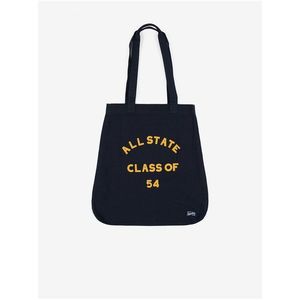 Tmavě modrá dámská taška Superdry Elsie Canvas Graphic Tote obraz