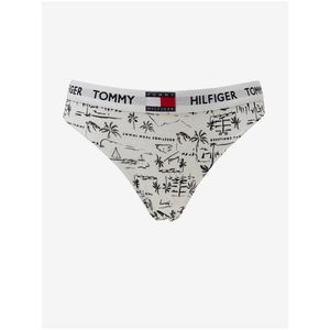 Černo-bílé vzorované kalhotky Tommy Hilfiger Underwear obraz
