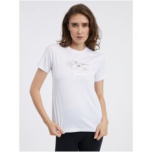 Bílé dámské tričko Converse obraz