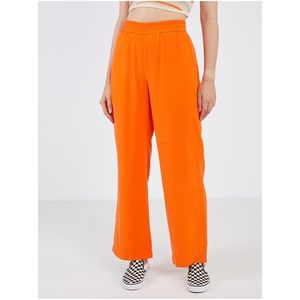 Oranžové dámské široké kalhoty VERO MODA Carmen obraz