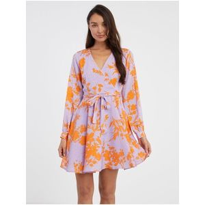 Světle fialové dámské květované šaty ONLY Summer obraz
