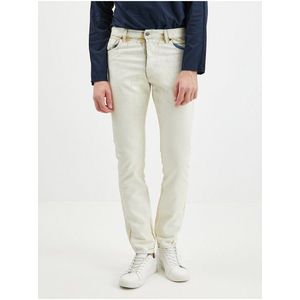 Bílé pánské slim fit džíny s ozdobným detailem Diesel obraz