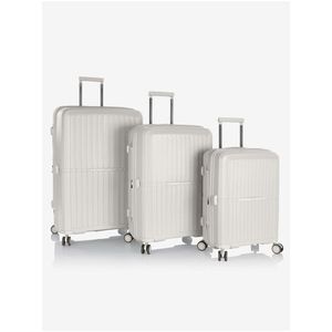 Sada tří cestovních kufrů v bílé barvě Heys Airlite S, M, L obraz