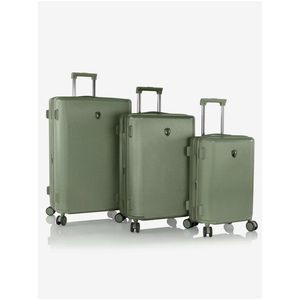 Sada tří cestovních kufrů v zelené barvě Heys Earth Tones S, M, L Moss obraz