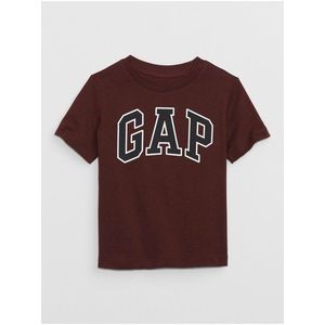 Vínové dětské tričko s logem GAP obraz