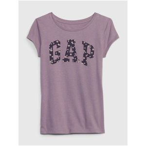 Fialové holčičí tričko s logem GAP obraz