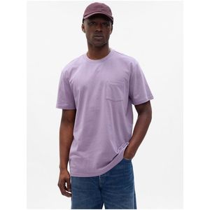 Světle fialové pánské tričko s kapsičkou GAP obraz