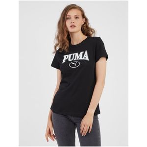 Černé dámské tričko Puma Squad obraz