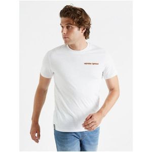 Bílé pánské tričko Celio Fortnite obraz