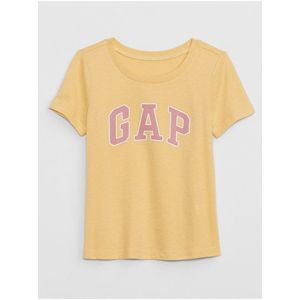 Žluté holčičí tričko s logem GAP obraz