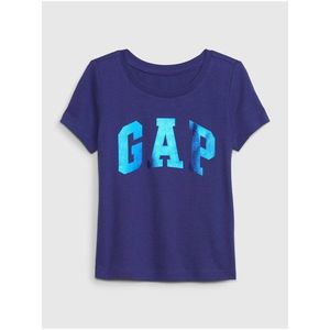 Modré holčičí tričko Gap obraz