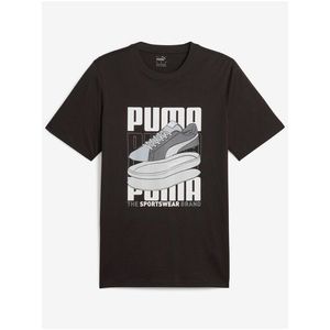 Černé pánské tričko Puma Sneaker obraz