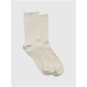 Krémové dámské ponožky Gap obraz