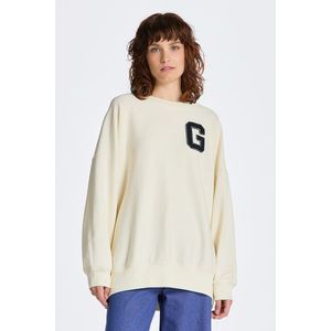 MIKINA GANT OVERSIZED G C-NECK SWEAT bílá XL obraz