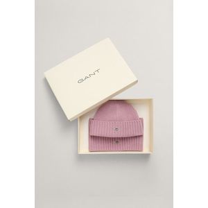 DĚTSKÝ SET GANT BEANIE SNOOD GIFT SET fialová L/XL obraz