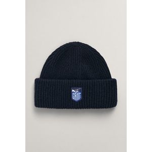 ČEPICE GANT ALPINE BADGE BEANIE modrá L/XL obraz