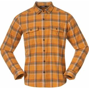 Bergans TOVDAL Pánská flanelová outdoorová košile, khaki, velikost obraz