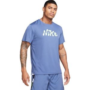 Nike DRI-FIT S72 MILER Pánské tričko, světle modrá, velikost obraz