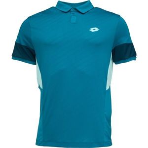 Lotto TECH I POLO SHIRT Pánské tenisové polo triko, tmavě modrá, velikost obraz