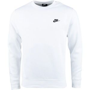 Nike SPORTSWEAR CLUB Pánská mikina, bílá, velikost obraz