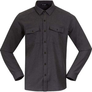 Bergans TOVDAL Pánská flanelová outdoorová košile, tmavě šedá, velikost obraz