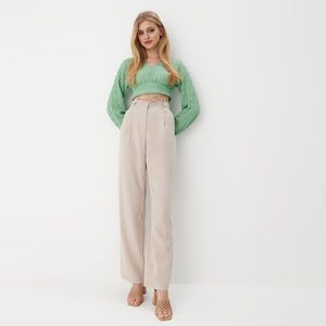 Mohito - Kalhoty se širokými nohavicemi - Béžová obraz