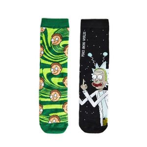 Cropp - 2 pack ponožky Rick and Morty - Černý obraz
