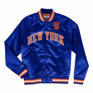 Mitchell & Ness New York Knicks Lightweight Satin Jacket royal obraz