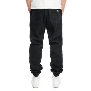 Pants Mass Denim Joggers Jeans Sneaker Fit Signature 2.0 black washed obraz