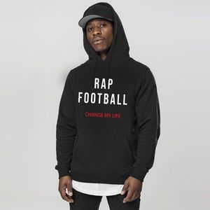 Mikina Rap & Football Hoodie Black obraz