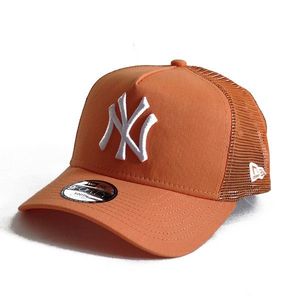 Detská kšiltovka NEW ERA 940 Af trucker MLB League essential NY cap Beige obraz