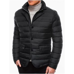 Pánská zimní bunda C445 - černá obraz
