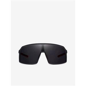 Černé unisex polarizační sportovní sluneční brýle VeyRey Gisilbert obraz