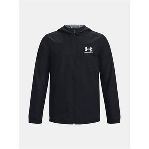 Černá sportovní bunda Under Armour UA Sportstyle Windbreaker obraz