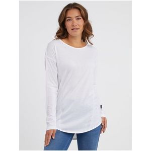 Bílé dámské tričko s dlouhým rukávem SAM 73 Sherri obraz