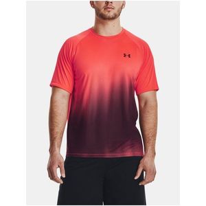 Červené sportovní tričko Under Armour UA Tech Fade SS obraz