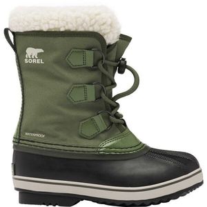 Sorel YOUTH PAC NYLON WP Dětská zimní obuv, tmavě zelená, velikost 36 obraz