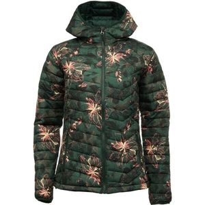 Columbia POWDER LITE HOODED JACKET Dámská bunda, tmavě zelená, velikost obraz