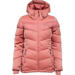 Columbia ABBOTT PEAK INSULATED JACKET Dámská zateplená lyžařská bunda, lososová, velikost obraz