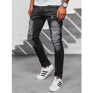 Pánské kalhoty džínové Y10 černé obraz