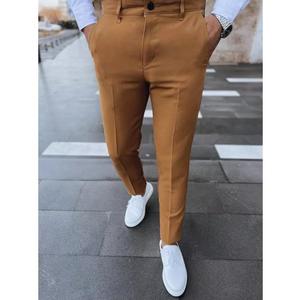 Pánské kalhoty chinos LIMA hnědé obraz