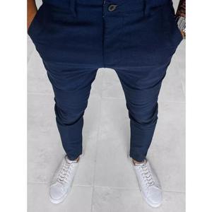 Pánské kalhoty chinos CREA tmavě modré obraz
