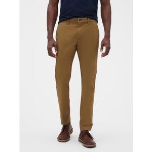 Kalhoty essential khaki skinny fit GapFlex obraz