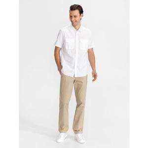 Kalhoty essential khaki straight fit GapFlex obraz