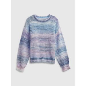 Dětský pletený svetr melír obraz