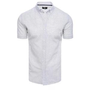 Pánská košile s krátkým rukávem I025 bílá obraz